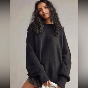 Free People Easy Street Tunic Sweater Size Med